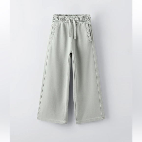Zara Other - NWT Zara 6Y wide leg plush pants
